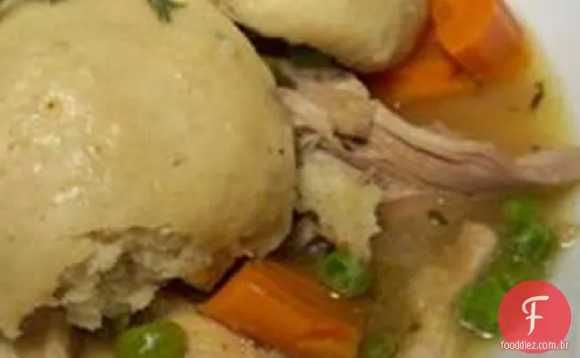 Frango fácil e bolinhos