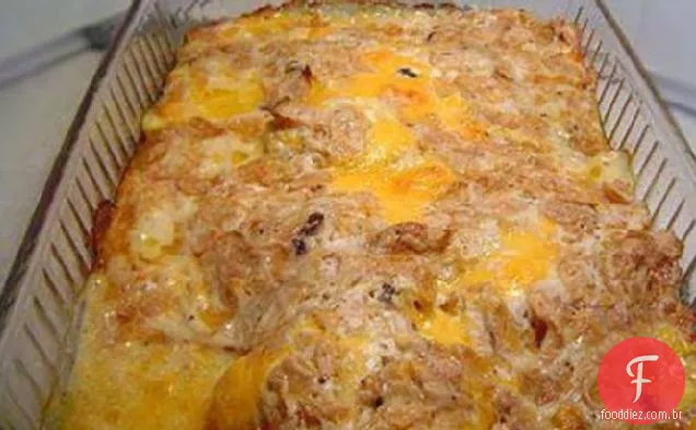Frango Cremoso Com Flocos De Milho