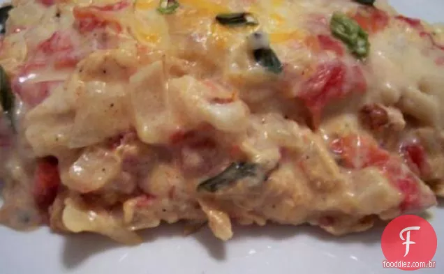 Enchiladas De Frango Com Creme Azedo