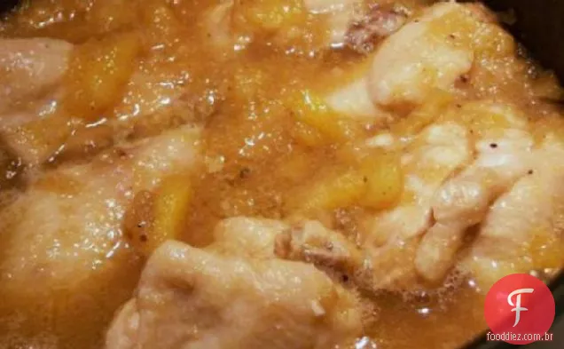 Frango Temperado Com Frutas