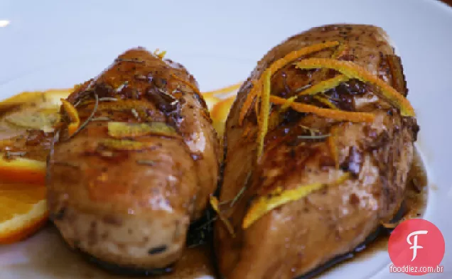 Frango Grelhado Com Laranja E Ervas