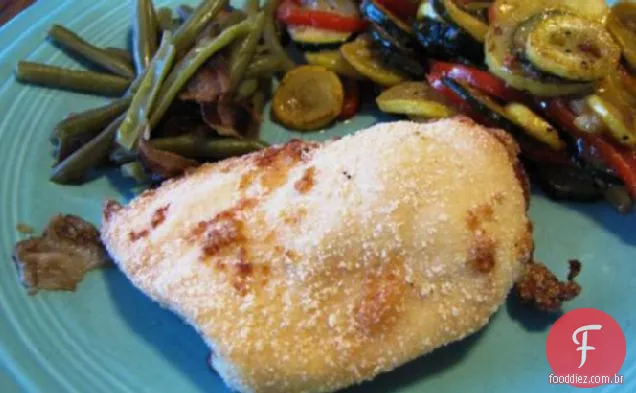 Frango Assado Com Parmesão Fácil