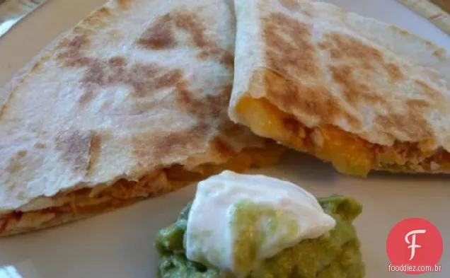 Quesadillas De Frango Crocante E Pegajoso