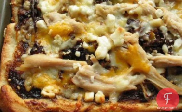 Fácil Italiano churrasco frango Pizza