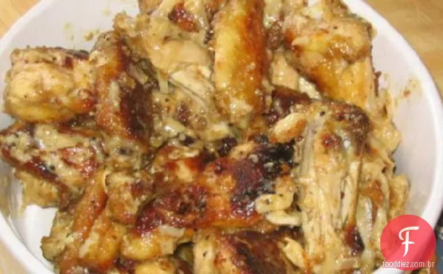 Alho Parmesão Asas De Frango