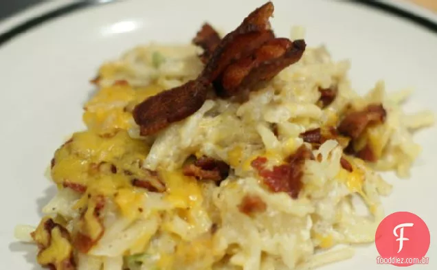 Caçarola de Bacon e Hash Browns