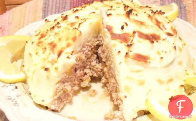 Bolo de carne fosco (carne ou peru)