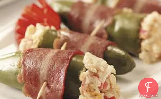 Jalapenos Recheados Com Caranguejo