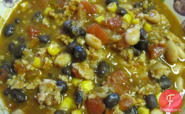 Sopa De Taco De Peru E Feijão