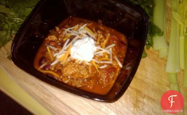 Curt Cinco Alarme Touchdown Chili Con Carne Com Feijão