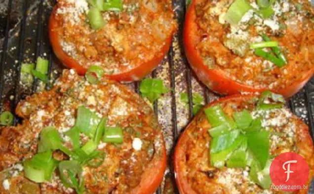 Tomates Recheados Assados Fáceis