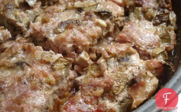 Bolo de carne na grelha