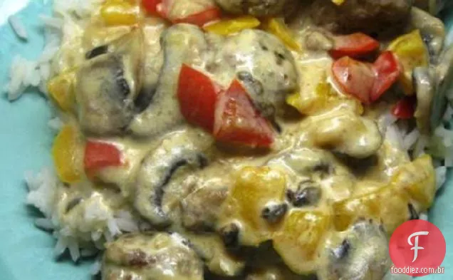 Almôndegas Italianas Com Pimentão