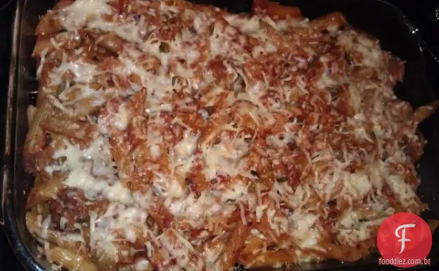 Cozinhar Ziti Cozido Leve
