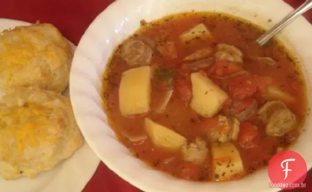 Sopa De Salsicha Italiana (Peru)