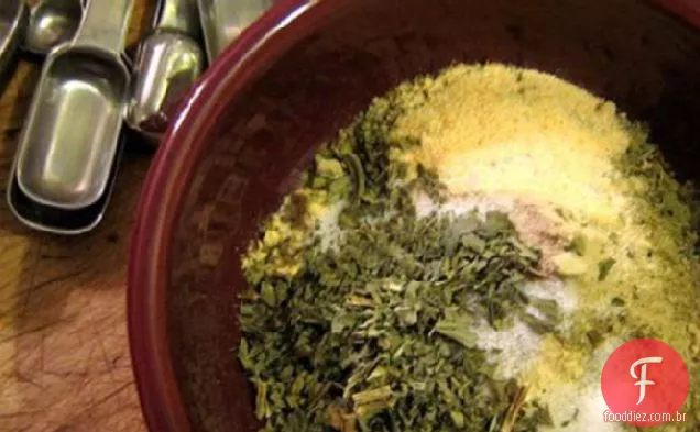 Mistura de tempero para frango e Peru