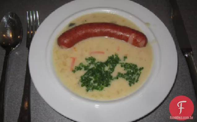 Sopa De Batata Salsicha