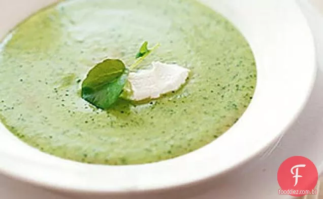 Purê de sopa de agrião