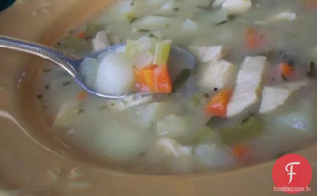 Sopa De Peru Com Estragão