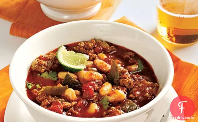 Peru e feijão Chili