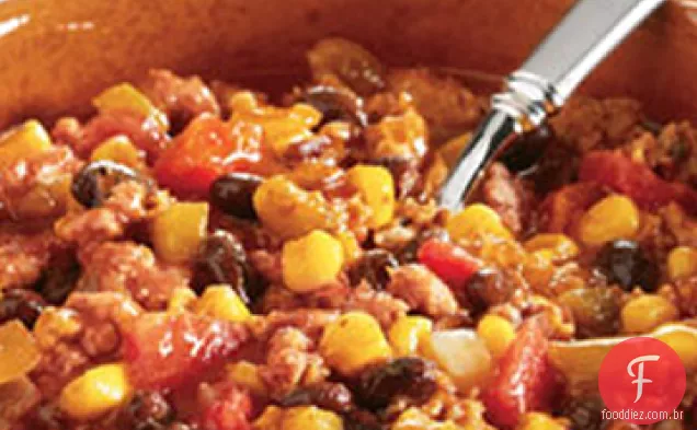 Swanson ® feijão preto, Milho e Peru Chili