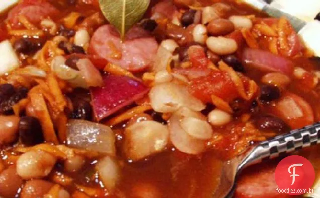 Armário Turquia Kielbasa Cassoulet