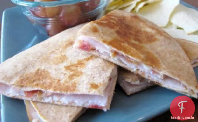 Grelhado Turquia Clube Quesadillas