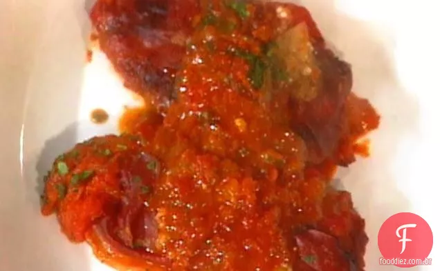 Turquia Cotolette alla Romagnola (Turquia no estilo de Romagna)