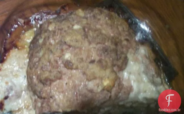 Bunda feio, mas delicioso Hash marrom Batata Recheado Meatloaf