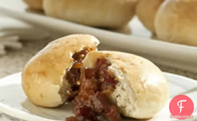 Pãezinhos de churrasco de porco chinês