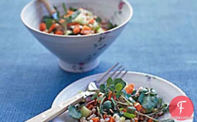 Salada De Agrião E Cevada