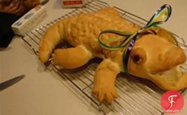 Jacaré Animal Pão Italiano