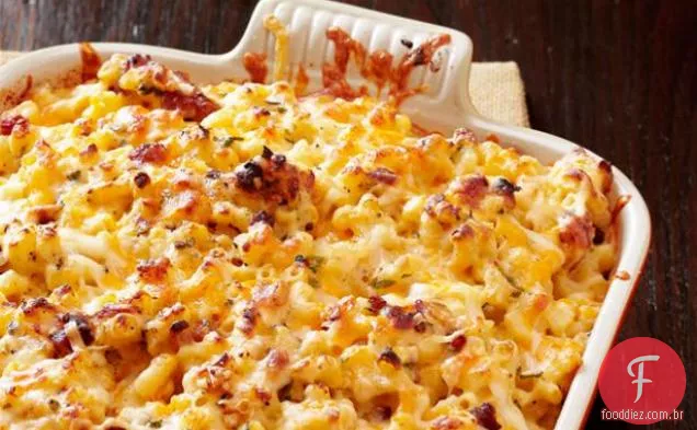 Macarrão com queijo Carbonara
