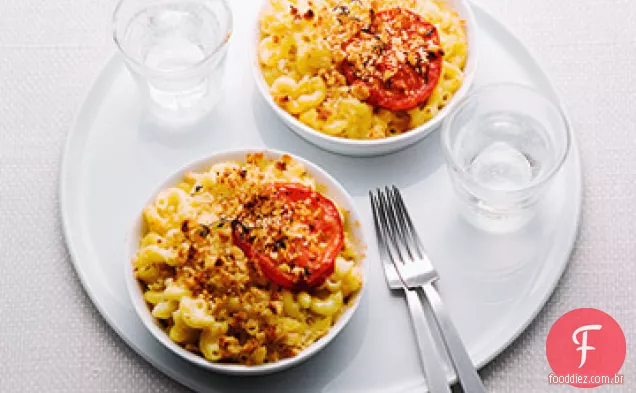 Macarrão e queijo mais leves