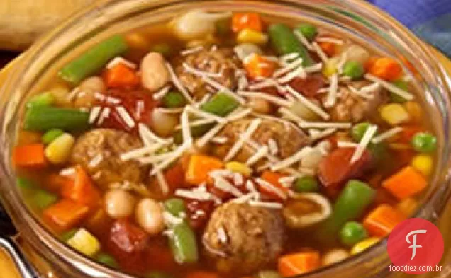 Minestrone De Almôndega Fácil