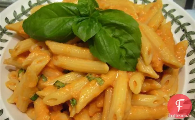 Macarrão Fácil Com Cabelo De Anjo Com Molho Cremoso De Cogumelos