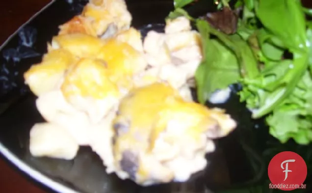 Caçarola De Frango Durante A Noite