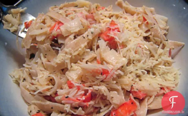 Caranguejo Garlicky Com Macarrão