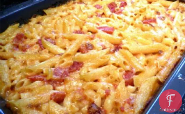 Queijo cremoso Mac' n ' Com Presunto e tomate