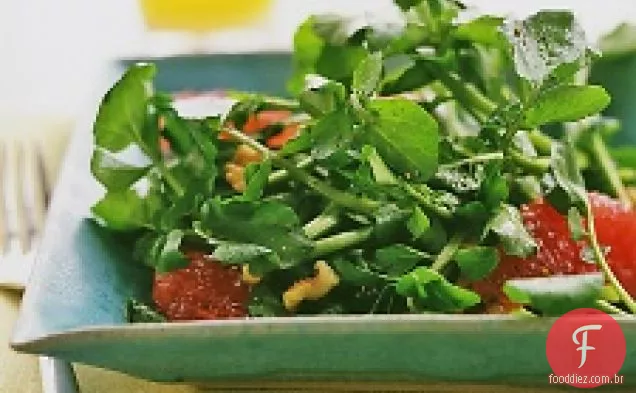 Agrião, Toranja Rosa E Salada De Nozes