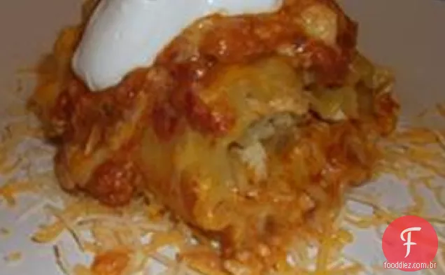 Rollups De Lasanha Mexicana