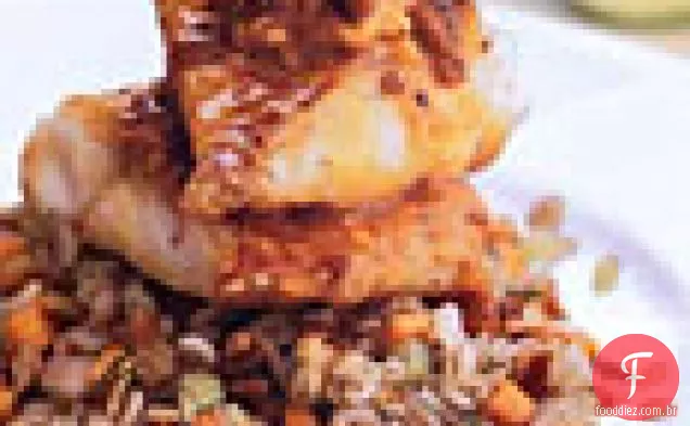 Panfried Pargo Vermelho Com Manteiga Chipotle