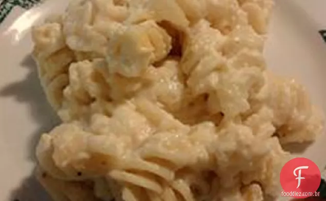 Macarrão e queijo durante todo o dia