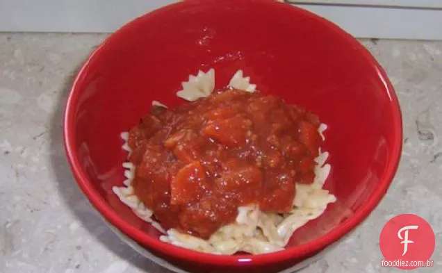 Molho De Macarrão Com Vinho Tinto