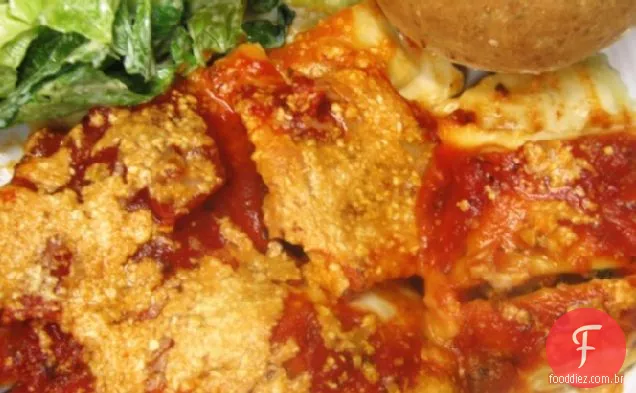 Ravioli em um prato