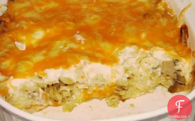 Gratinado Massa Cogumelo