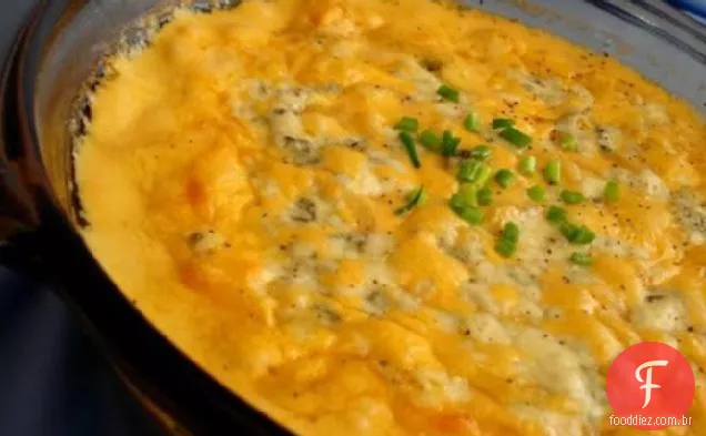 Macarrão e queijo azul