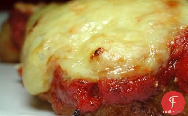 Minha Parmigiana De Frango Com Molho De Massa Caseiro