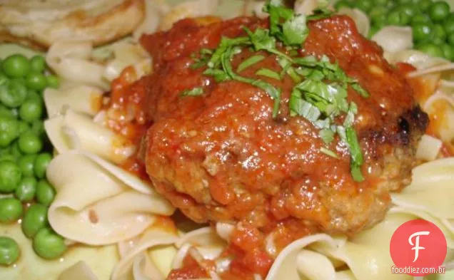 Veronica's Pasta Bianc (massas e Costeletas de porco)