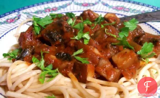 Portabella Mushroom Pasta Toss